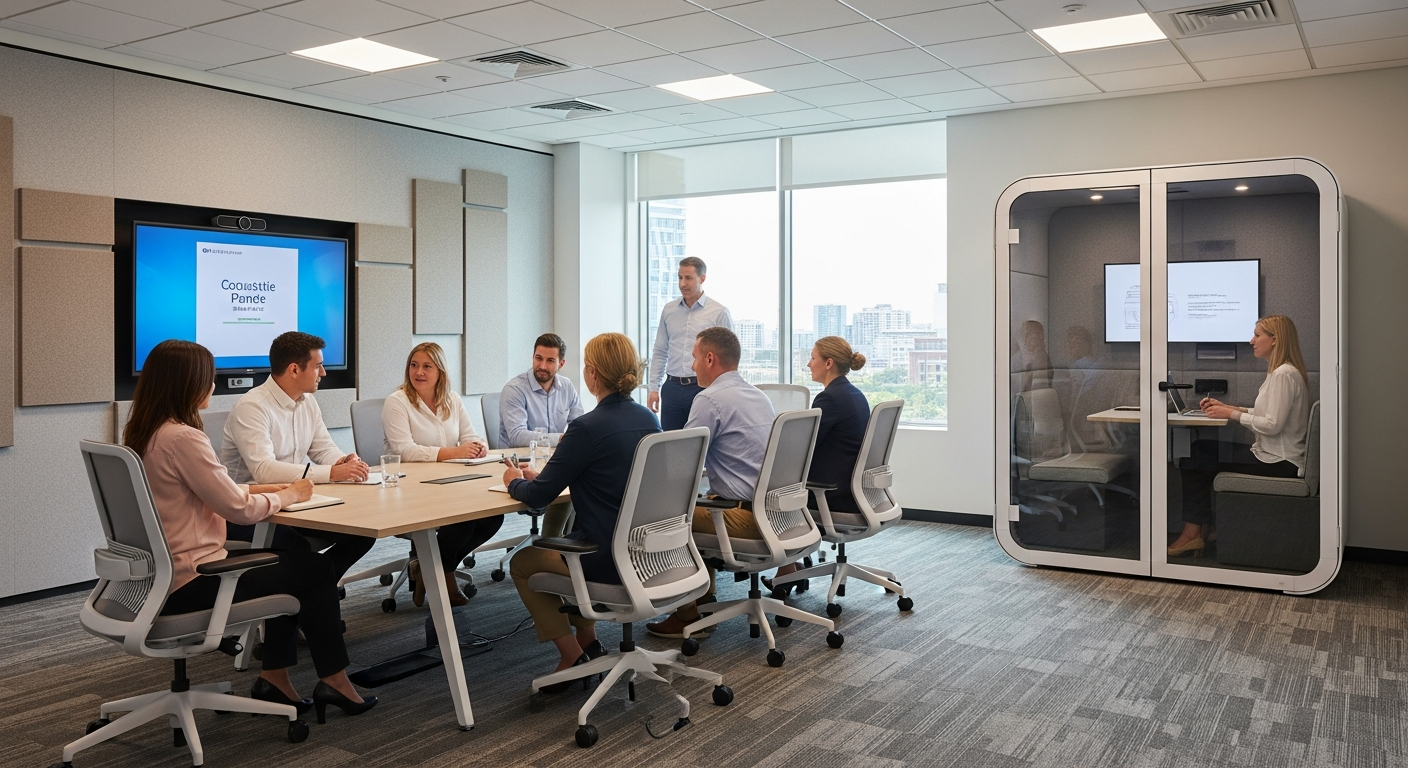 Akustika na konferencích: proč ticho je nový luxus