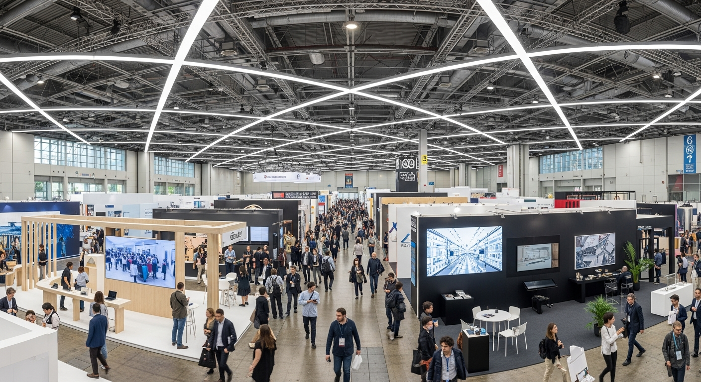 Výstavní hala s expozicemi